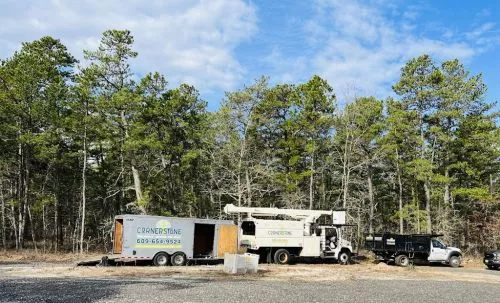 Dave and his crew did a fantastic job taking down trees, limbs and bushes for us, in an area we were sure would be