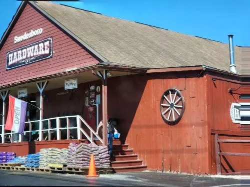 Swedesboro Hardware ALWAYS has what I need. I had a last minute touch up painting job and no paint left