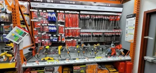 This is a larger home depot with a bigger selection than the smaller Home Depot stores