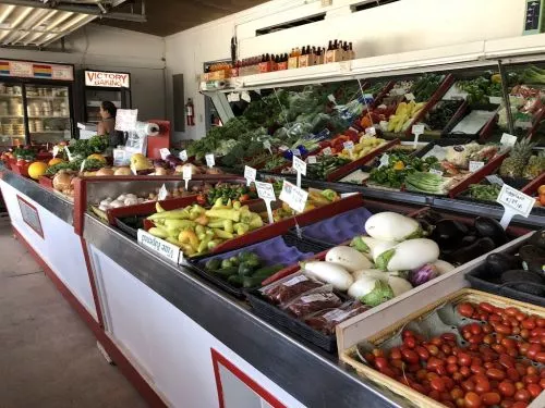 Out of season for most produce, but they had a nice variety anyway